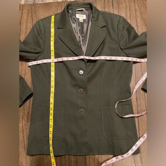 Talbots stretch wool blazer made in Italy size 12 - Picture 5 of 5